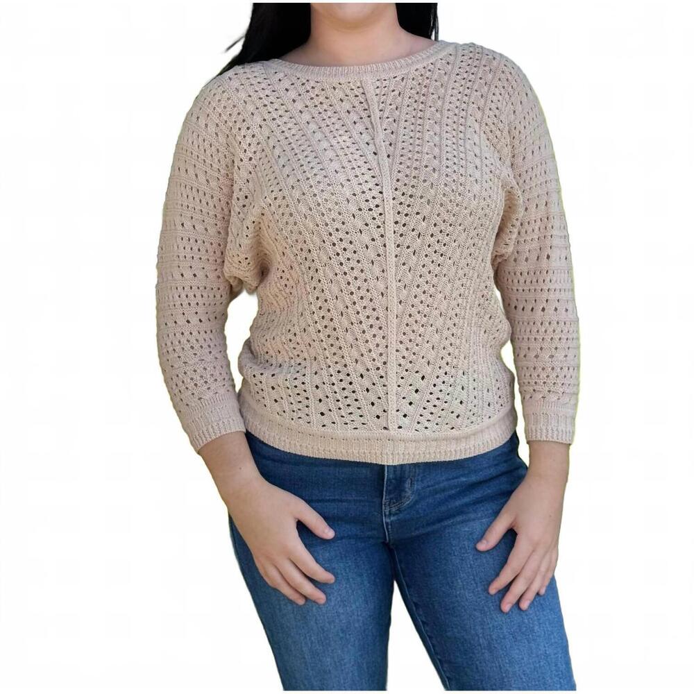 NEW STACCATO cindy dolman sleeves sweater in natural